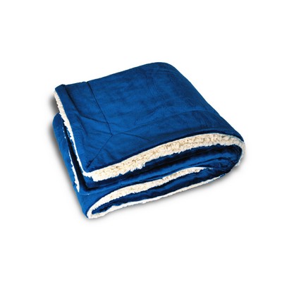 Micro Mink Sherpa Blanket - blank (50" x 60")