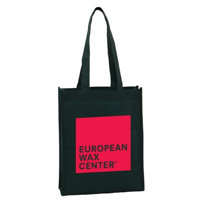Non Woven Medium Shopper Bag w/ 1 Color (10" x 12" x 3")