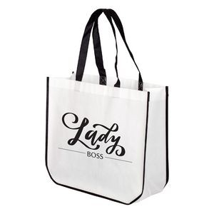 Laminated Gift Tote - 1 Color (16"x14"x6")