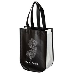 Laminated Gift Tote - 1 Color (9"x12"x4.5")
