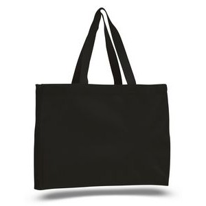12 Oz. Colored Canvas Tote Bag w/ Full Gusset - Blank (15