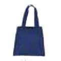 Colored 100% Cotton Mini Tote Bag w/ Self Fabric Handles - Full Color Transfer (6