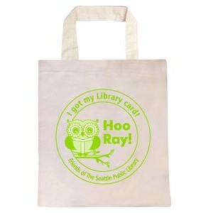 Natural Convention Tote with Short Strap - 1 Color (15"x16")