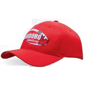Breathable Poly Twill Cap w/Sublimated Waving Canadian Flag Underpeak