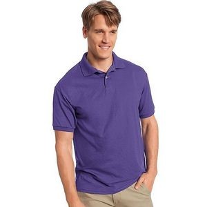 Hanes® EcoSmart® Adult Jersey Polo Shirt