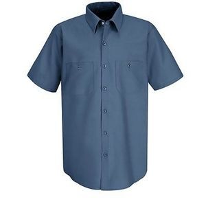 Red Kap Adult Industrial Work Shirt w/Short Sleeves