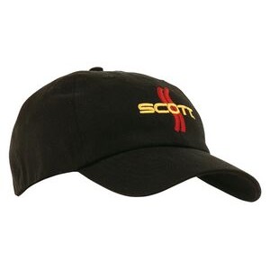 Six Panel Brushed Cotton Cap (Embroidered)