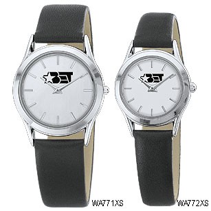 Women's Silver White Dial Round Face Watch