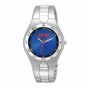 Men's Sport Collection Bracelet Watch With Blue Dial