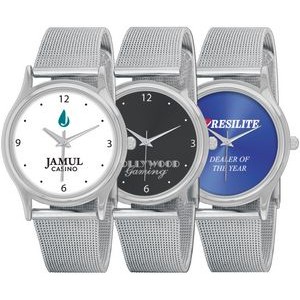 Unisex Watch With Mesh Band