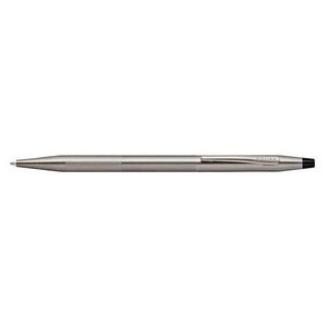 Cross® Classic Century Titanium Gray Micro Knul and Brushed Titanium Ballpoint Pen