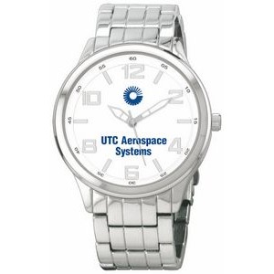 Unisex Dress Watch with White Dial