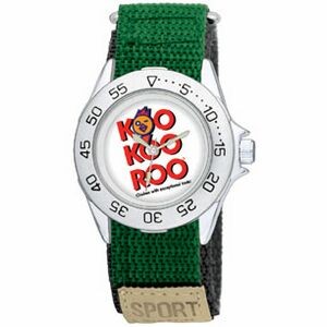 Ladies Special Sport Watch Collection With Green Velcro Strap