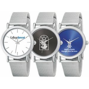 Unisex Watch With Mesh Band
