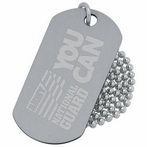 Laser Engraved Stainless Steel Dog Tag (7-10 Days)