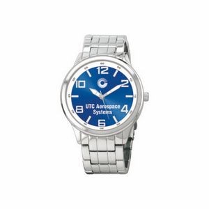 Unisex Dress Watch With Blue Dial