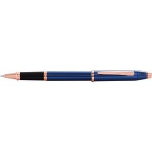 Cross® Century II Translucent Blue Lacquer with Rose Gold Appointments Selectip Rollerball Pen