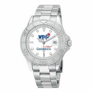 Unisex Stainless Steel Watch With Date