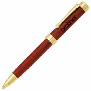 Wooden Rosewood Retractable Ball Point Pen