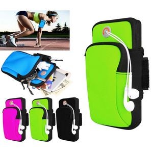 iBank® Sports Running Arm Band Bag Case for Smartphones (Green)