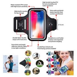 iBank(R) Sports Armband Case for iPhone X, Xs, 8, 7, 6, 6S Samsung Galaxy S9, S8