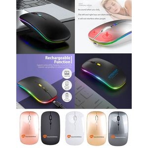 iBank(R) LED Wireless Mouse with Built-in rechargeable battery (Black)