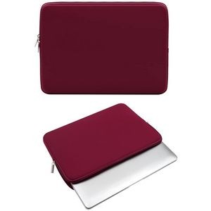 iBank(R) Neoprene Sleeve Zippered Case for 11" Laptop Notebook Tablet (Burgundy)