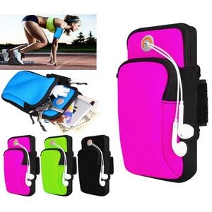 iBank® Sports Running Arm Band Bag Case for Smartphones (Pink)