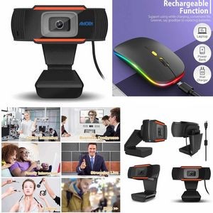 iBank(R) Webcam with Microphone for Desktop or Laptop Computers + LED Wireless Mouse