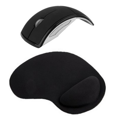 iBank(R)2.4GHz Wireless Mouse + Wrist Rest Mouse Pad