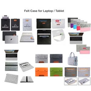 iBank(R) Felt Sleeve Case with pocket for Laptop Tablet