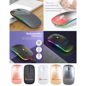 iBank(R) LED Wireless Mouse with Built-in rechargeable battery (Grey)