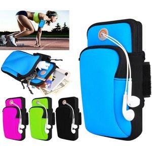 iBank® Sports Running Arm Band Bag Case for Smartphones (Blue)