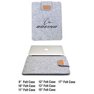iBank(R) 15" Felt Sleeve Case for Laptop Tablet (Light Gray)