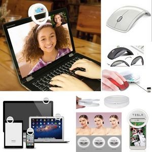 iBank(R) Selfie Ring Light + Wireless Mouse (White)