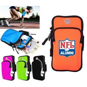 iBank® Sports Running Arm Band Bag Case for Smartphones (Orange)
