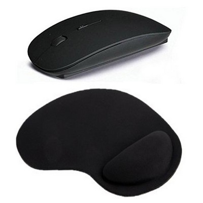 iBank(R)2.4GHz Wireless Mouse + Wrist Rest Mouse Pad