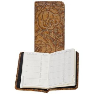 Tooled Leather Telephone/Address Pocket Book