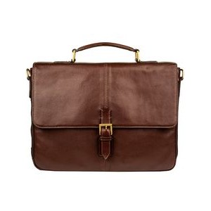 Ranchero Leather Workbag w/Padded Tablet Pocket