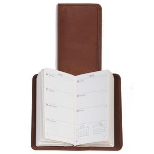Nappa Leather Weekly Pocket Planner