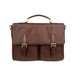 Ranchero Leather Workbag w/Open Laptop Pocket