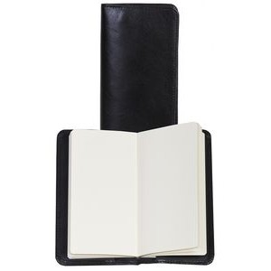 Italian Leather Pocket Planner w/Blank Pages