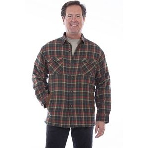 Sherpa Lined Flannel Shirt/Jacket