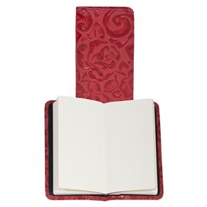 Tooled Leather Pocket Planner w/Blank Pages