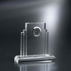 5 1/2" Echelon Crystal Clock