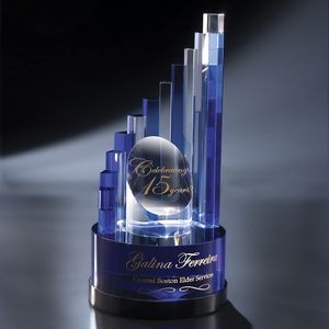 12 1/4" Aerial Crystal Award