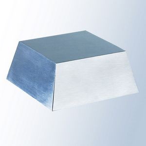 Aluminum Base with Brushed Metal Finish, 3-1/2" Square, 2-3/4" Top