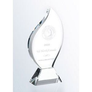 Flame Award with Clear Base, Large (12-3/4"H)