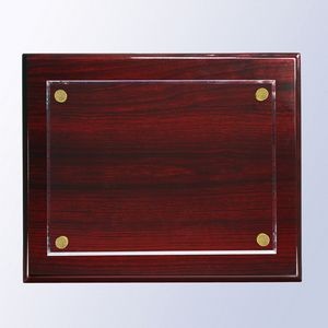 Rosewood Premium Piano Finish Plaque, Medium (Wood 12