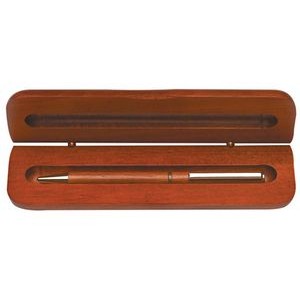 Rosewood Finish Pen or Pencil Case, 6-3/4x2-1/8"